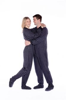 Footed Pajamas For Men: Big Feet Footed Onesie Pajamas